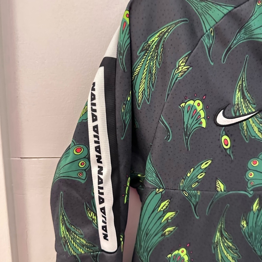 NIKE S Nigeria Super Eagles Soccer 2020-2021 green men super rare track jacket - Picture 4 of 14